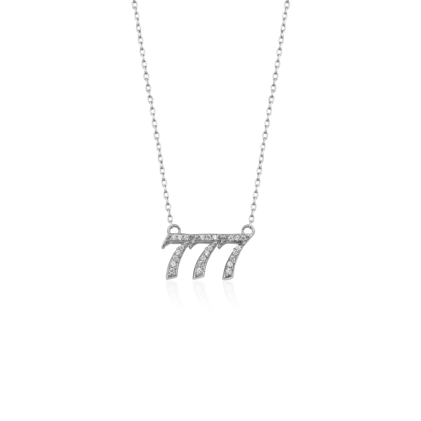 777 Miracle (Angel Number) Silver Necklace
